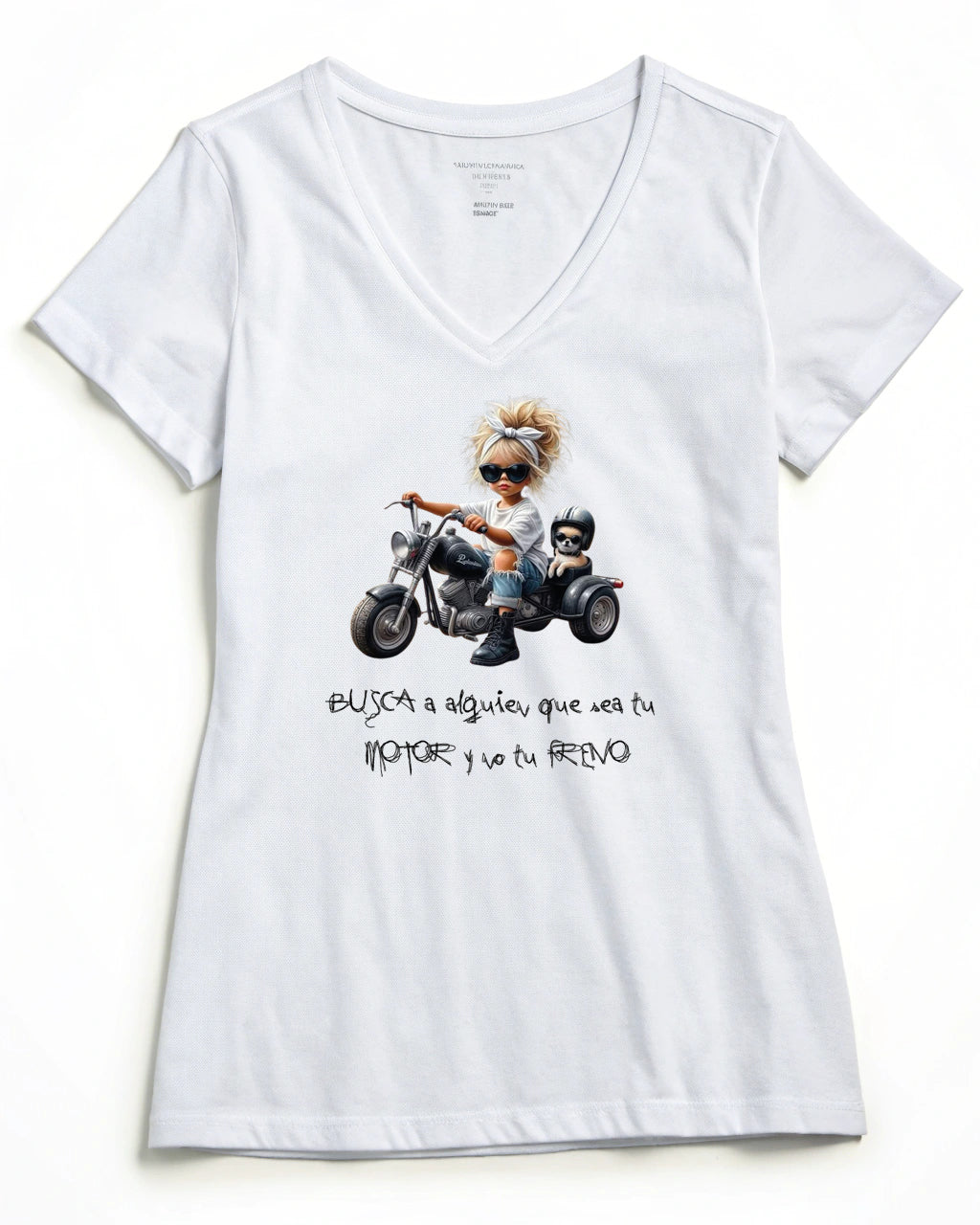 CAMISETA "Busca a alguien que sea tu motor"