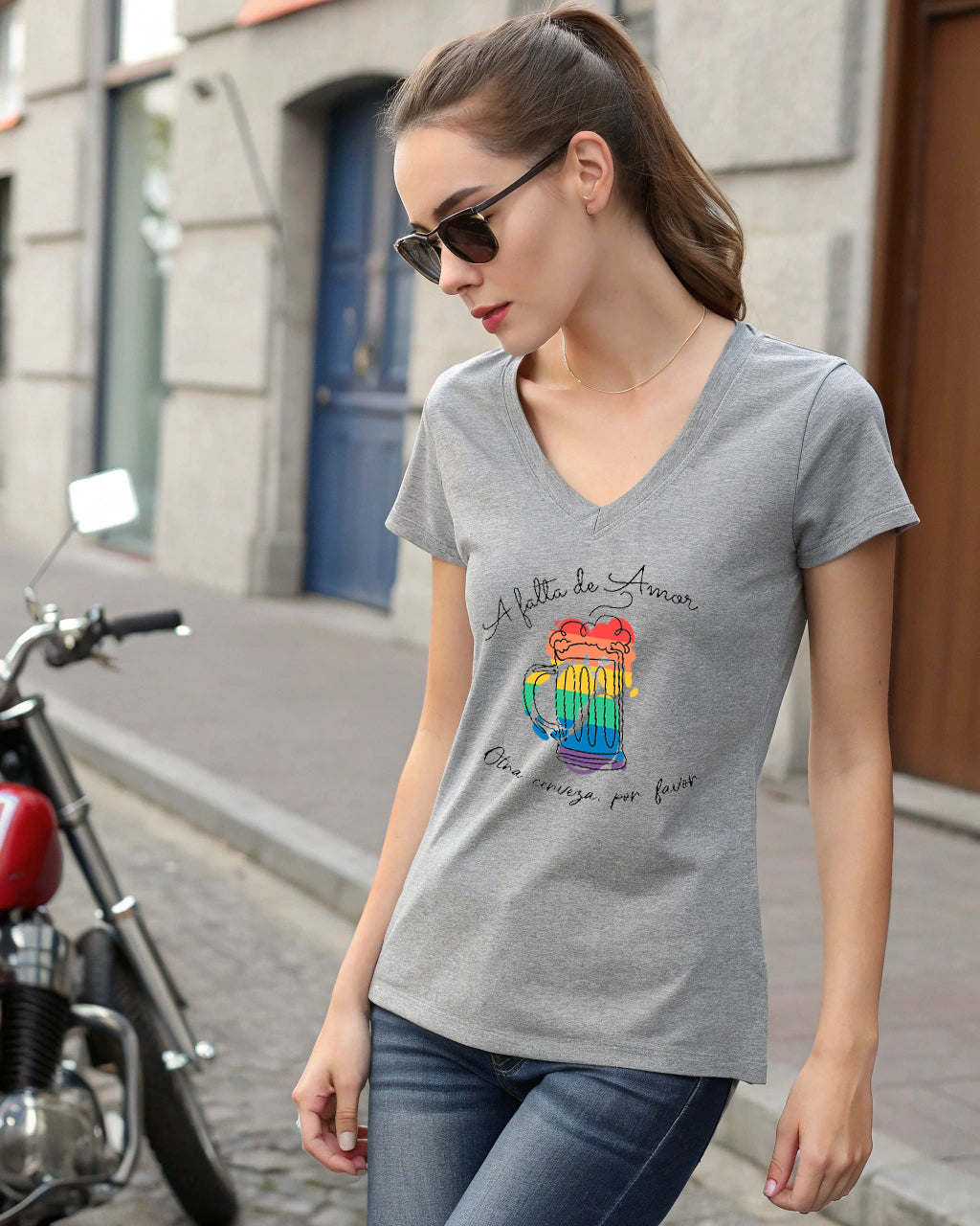 CAMISETA "A falta de Amor"