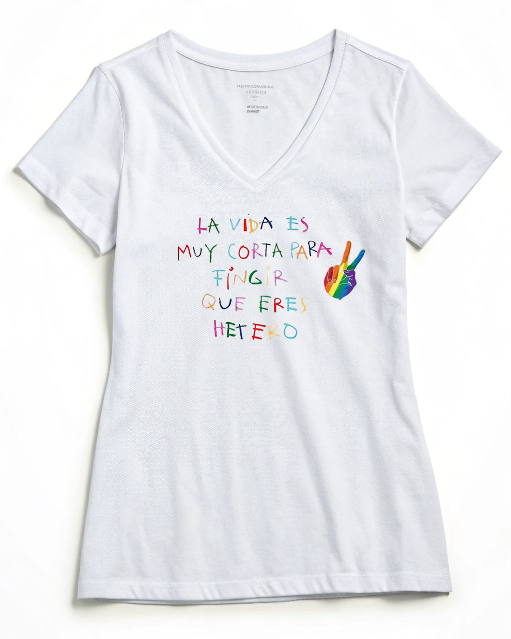 CAMISETA "La vida es muy corta"