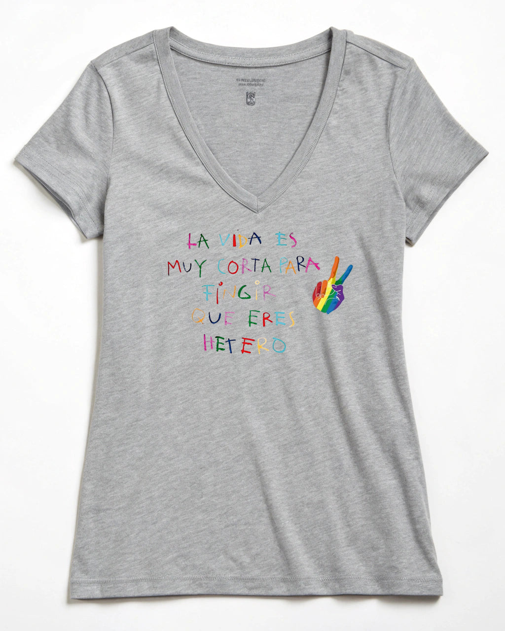 CAMISETA "La vida es muy corta"