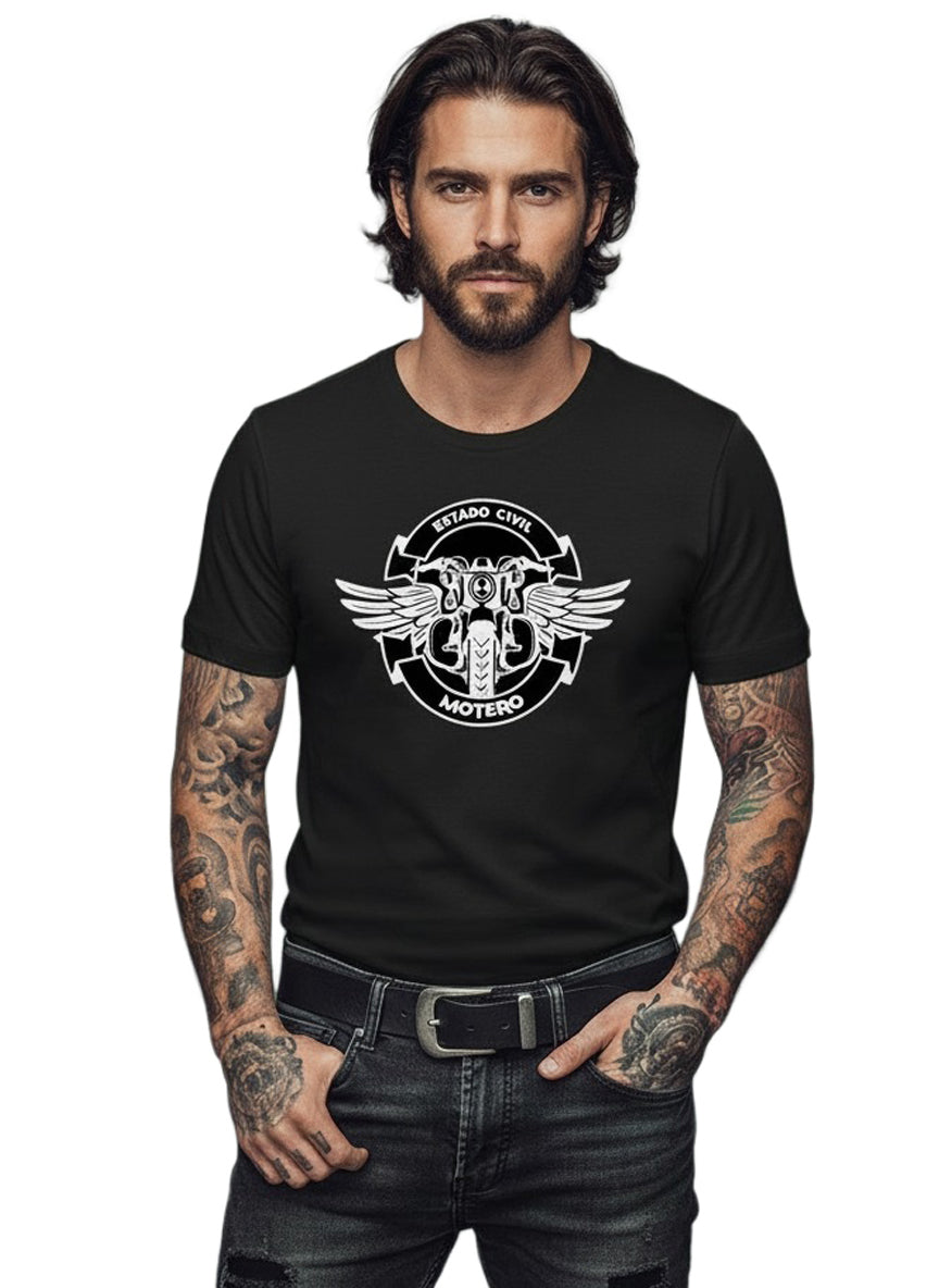 Camiseta "Estado Civil Motero"