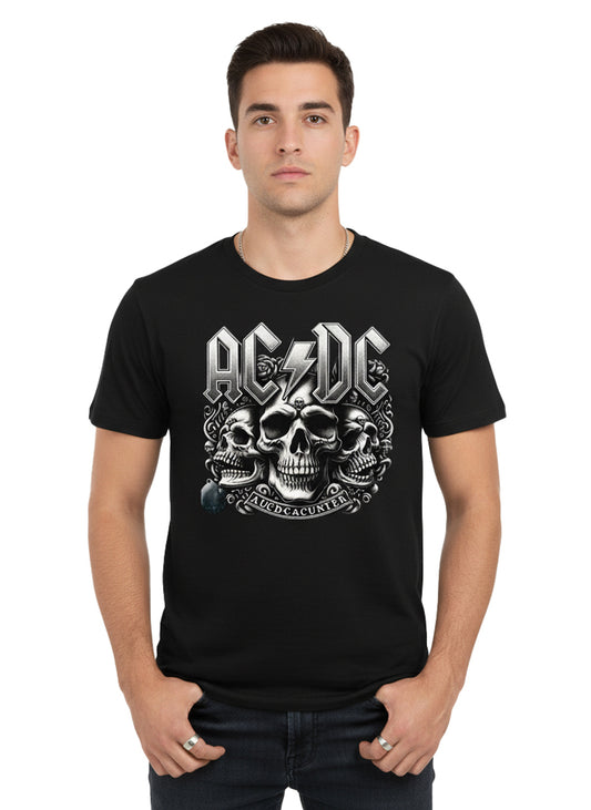 Camiseta Negra “AC/DC Skull Power”