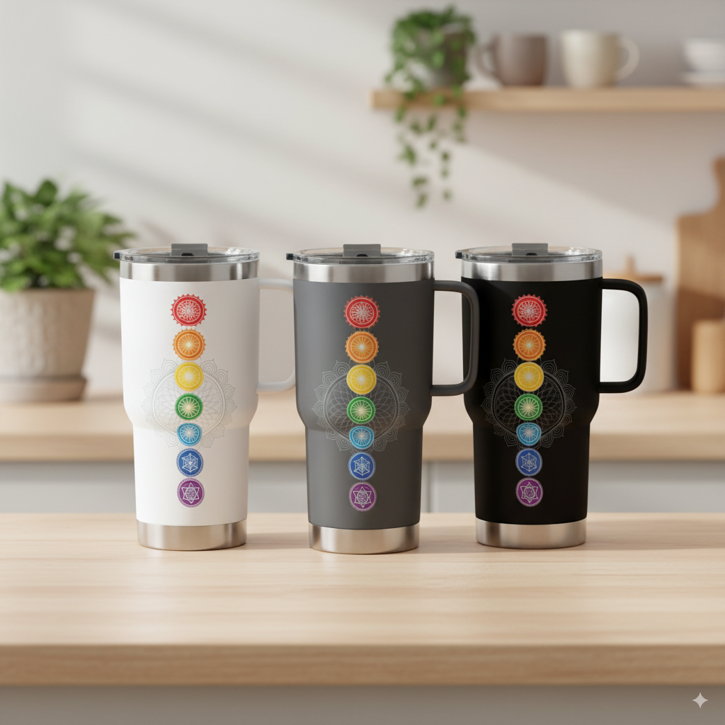 Taza Térmica "Siete Chakras"