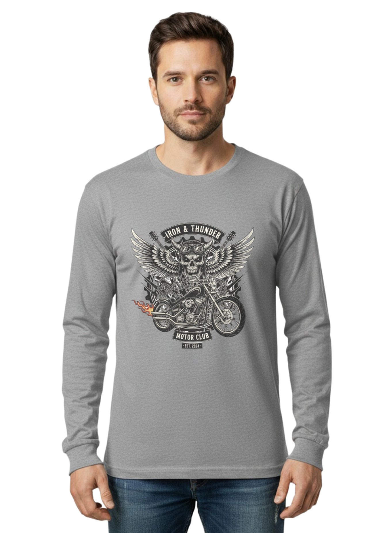 Camiseta manga larga "Iron & Thunder"