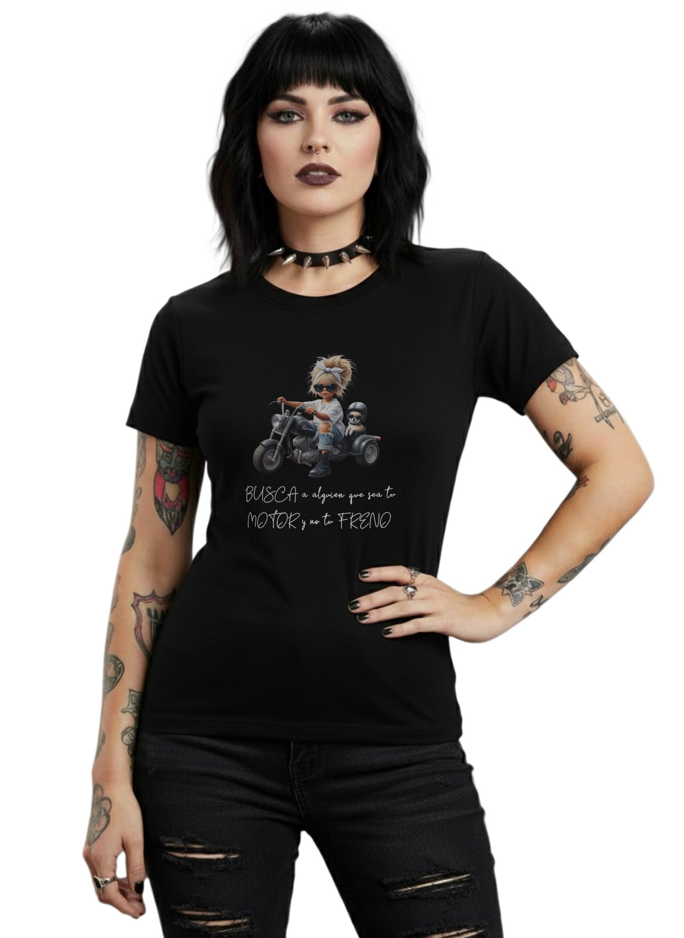 Camiseta "Busca a alguien que sea tu motor"
