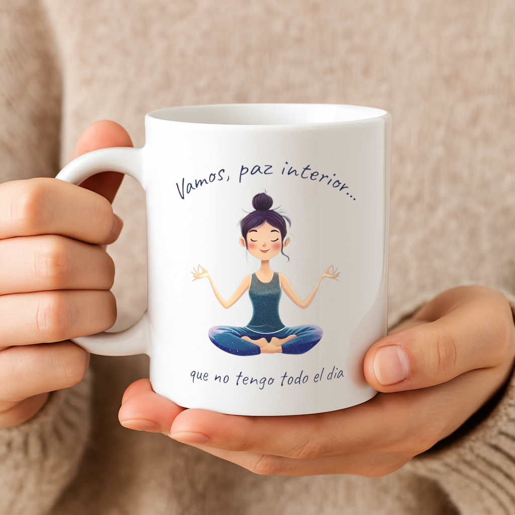 🧘‍♀️ Taza “Vamos, paz interior”