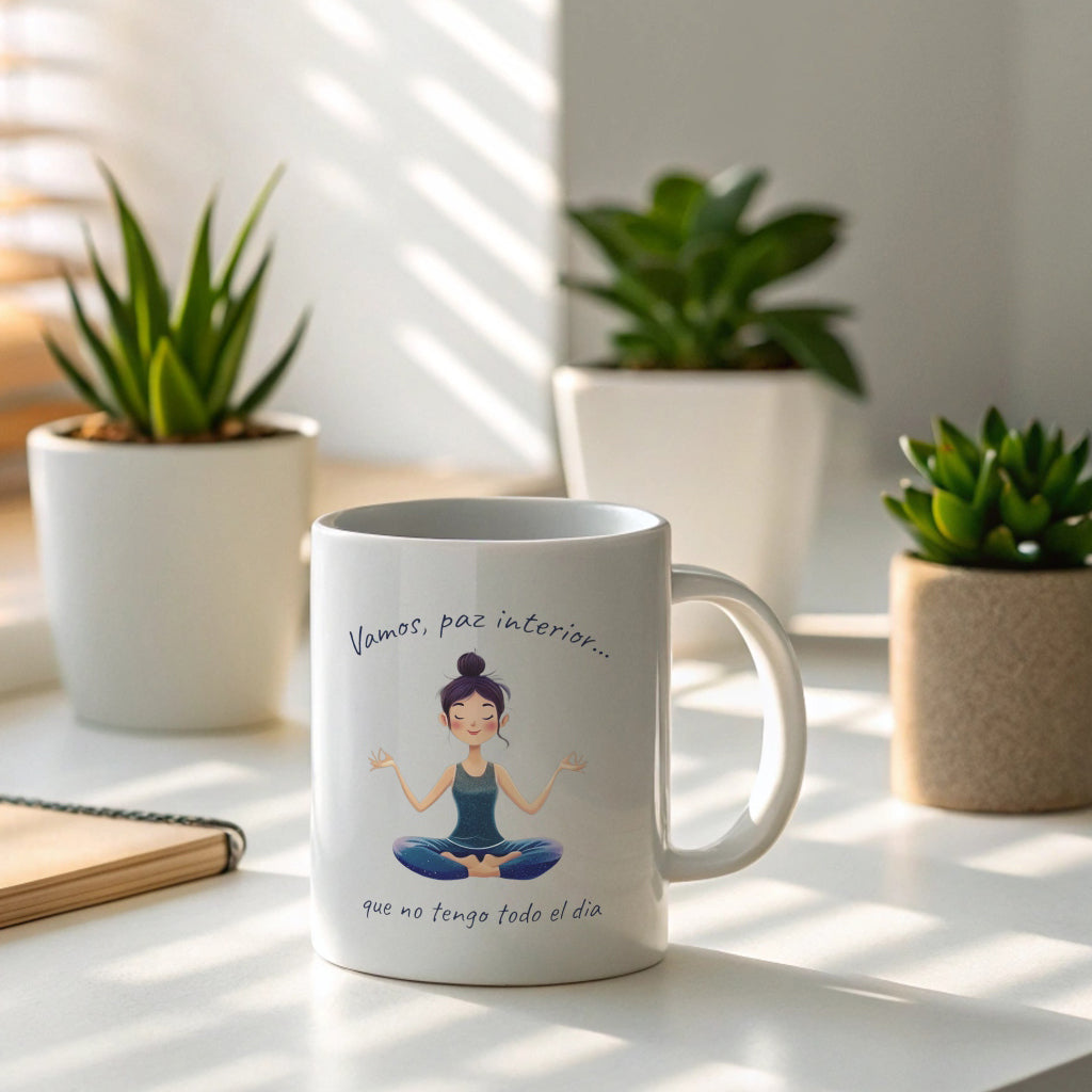 🧘‍♀️ Taza “Vamos, paz interior”