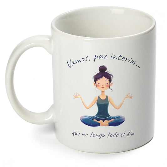 🧘‍♀️ Taza “Vamos, paz interior”