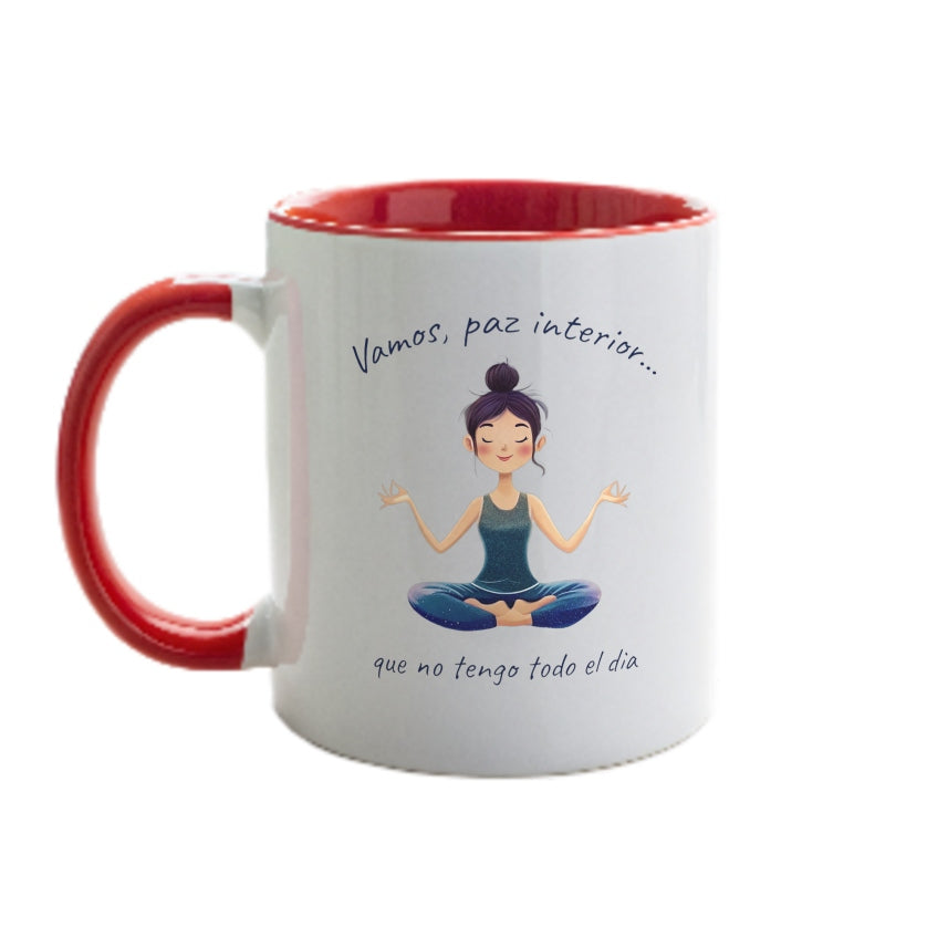 🧘‍♀️ Taza “Vamos, paz interior”